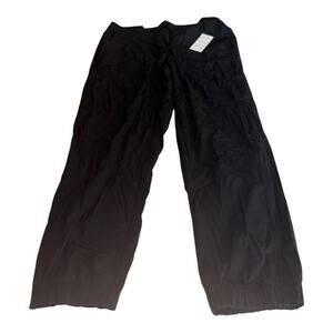 Jockey Black Stretch Woven Joggers Size M NWT